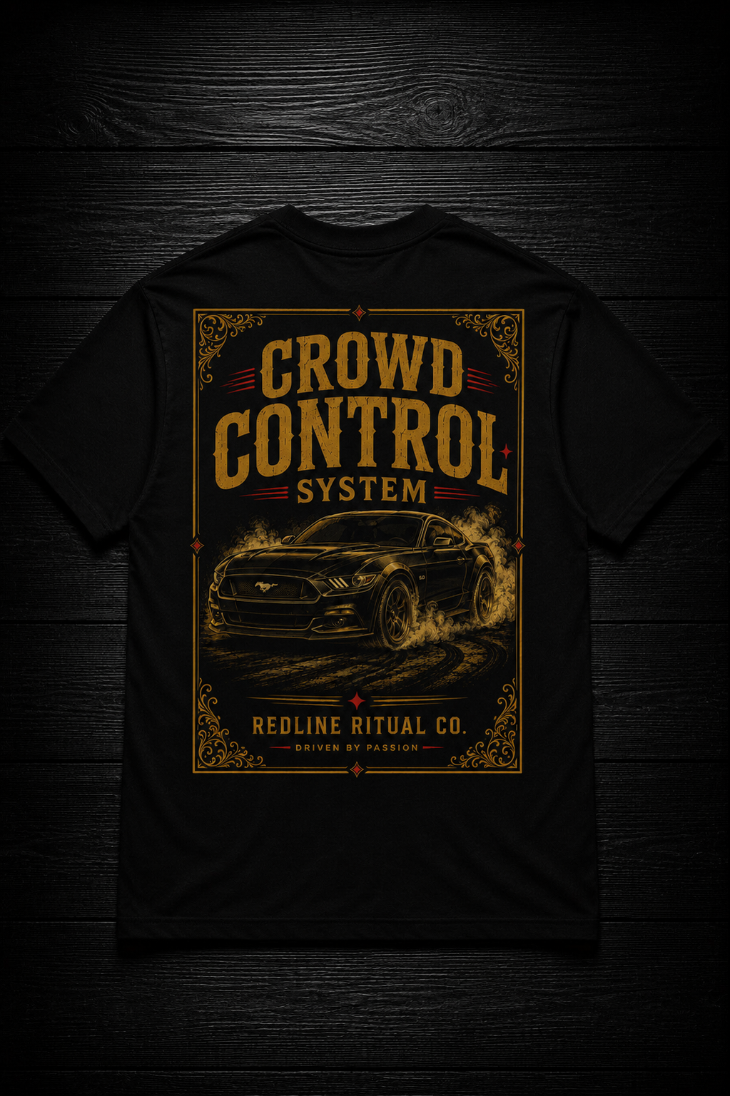 Redline Ritual Co. - "Crowd Control System" Tee