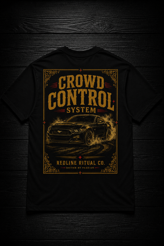 Redline Ritual Co. - "Crowd Control System" Tee