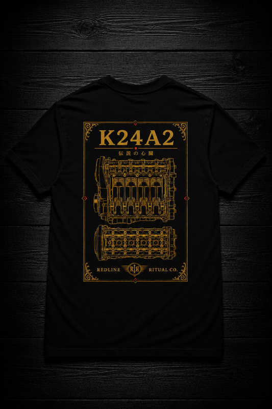 Redline Ritual Co. - "K24A2 Legacy" Tee