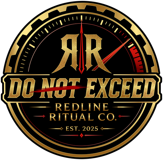 Redline Ritual Co. Logo Sticker 2.5" x 2.5"