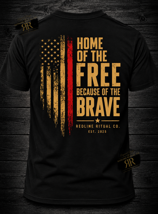 Redline Ritual Co. "Home of the Free" Tee