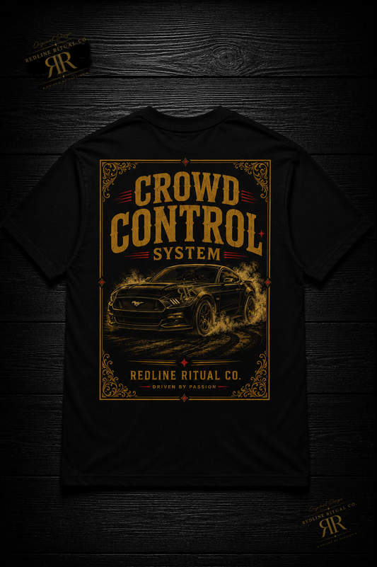 Redline Ritual Co. - "Crowd Control System" Tee