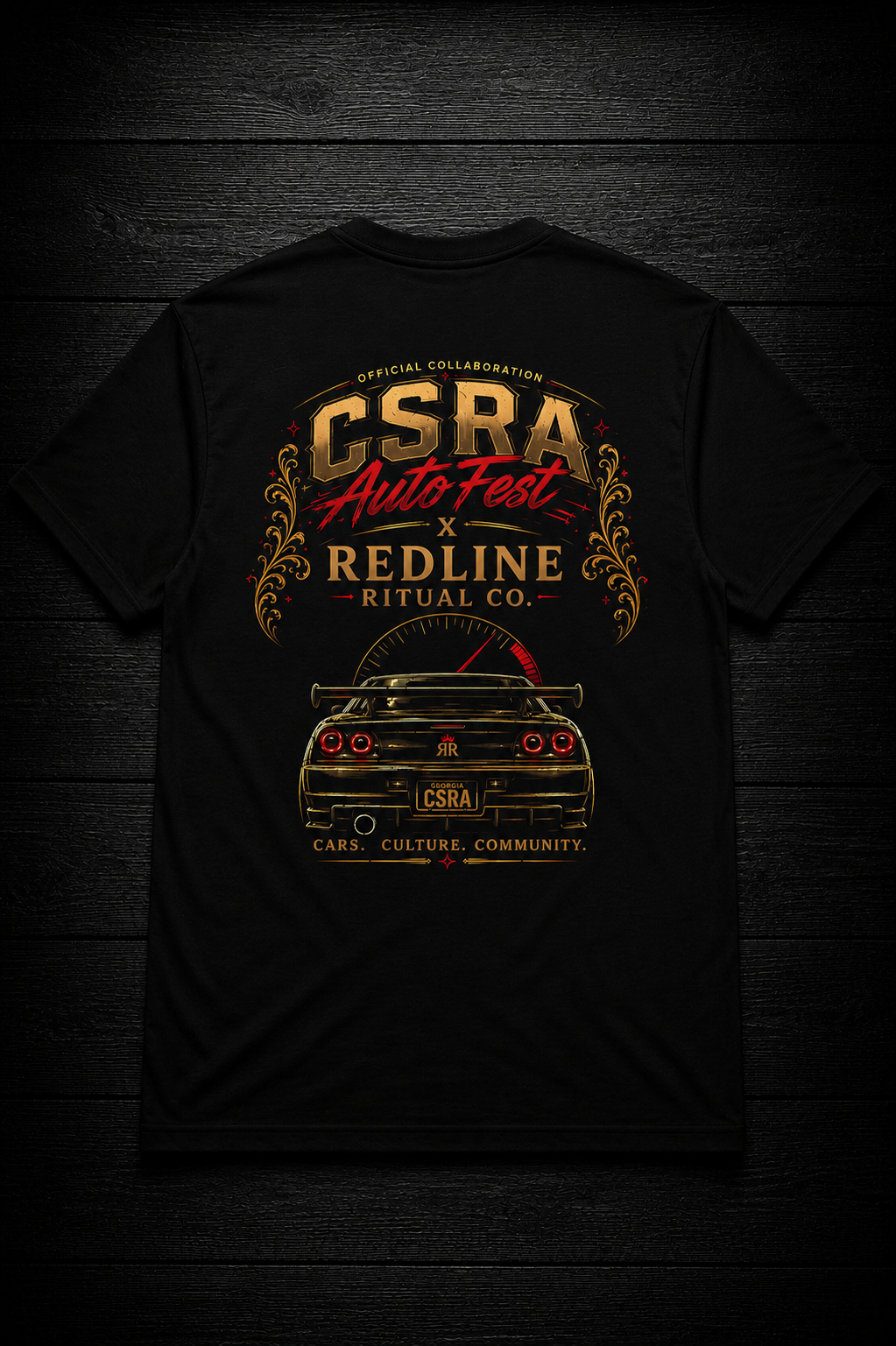 EXCLUSIVE: Redline Ritual Co. - "Official CSRA Auto Fest Collaboration" Tee