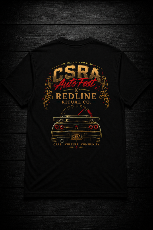 EXCLUSIVE: Redline Ritual Co. - "Official CSRA Auto Fest Collaboration" Tee