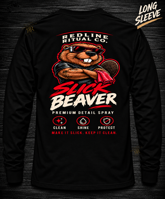 Redline Ritual Co. - "Slick Beaver" Tee - Long Sleeve