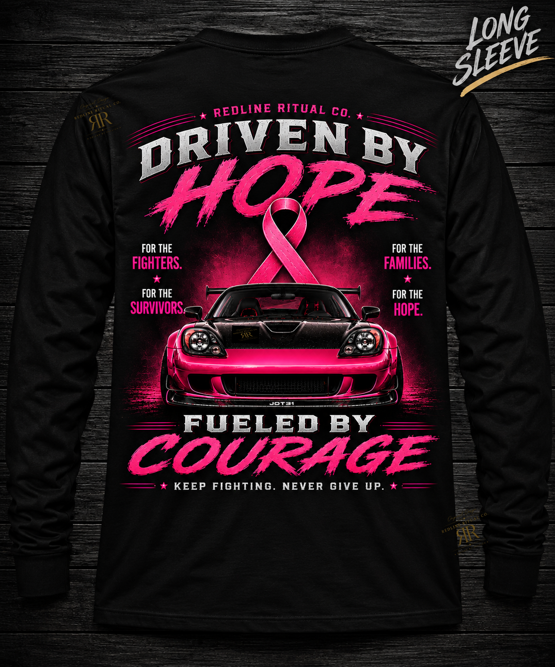 EXCLUSIVE: Redline Ritual Co. - "Driven by Hope" Tee *Give Back Collection - Long Sleeve