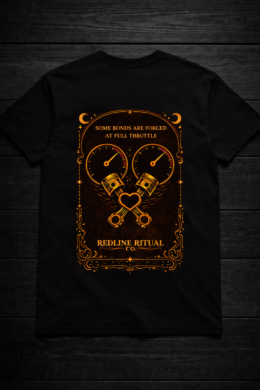 Redline Ritual Co. - "Forged at Full Throttle" Tee