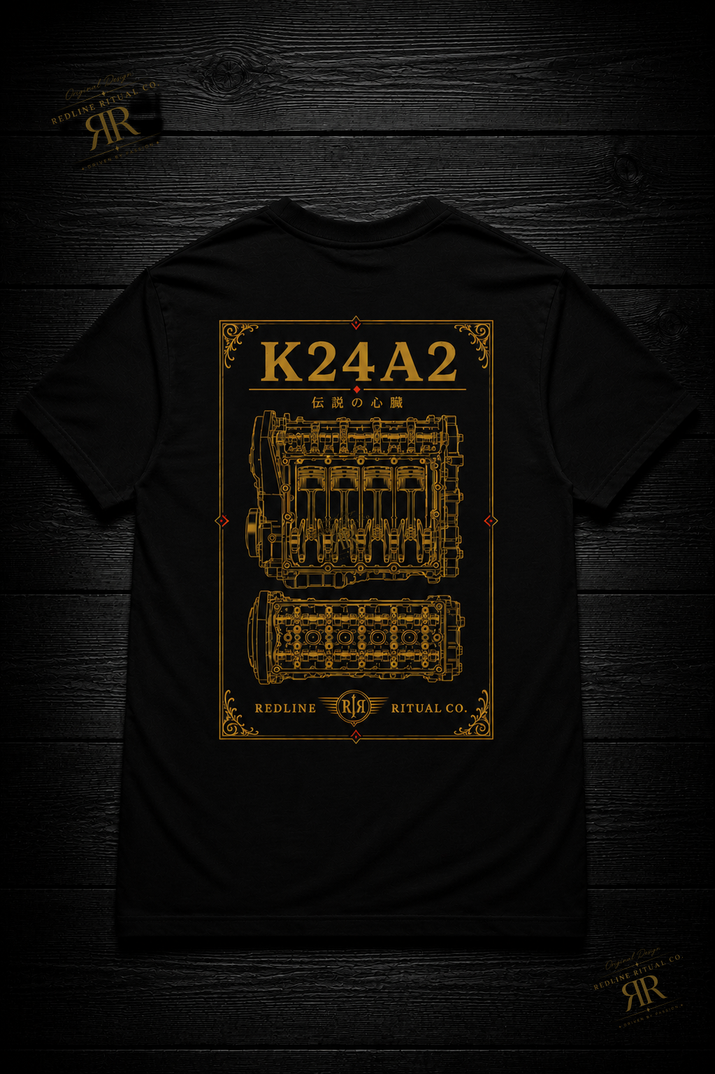 Redline Ritual Co. - "K24A2 Legacy" Tee