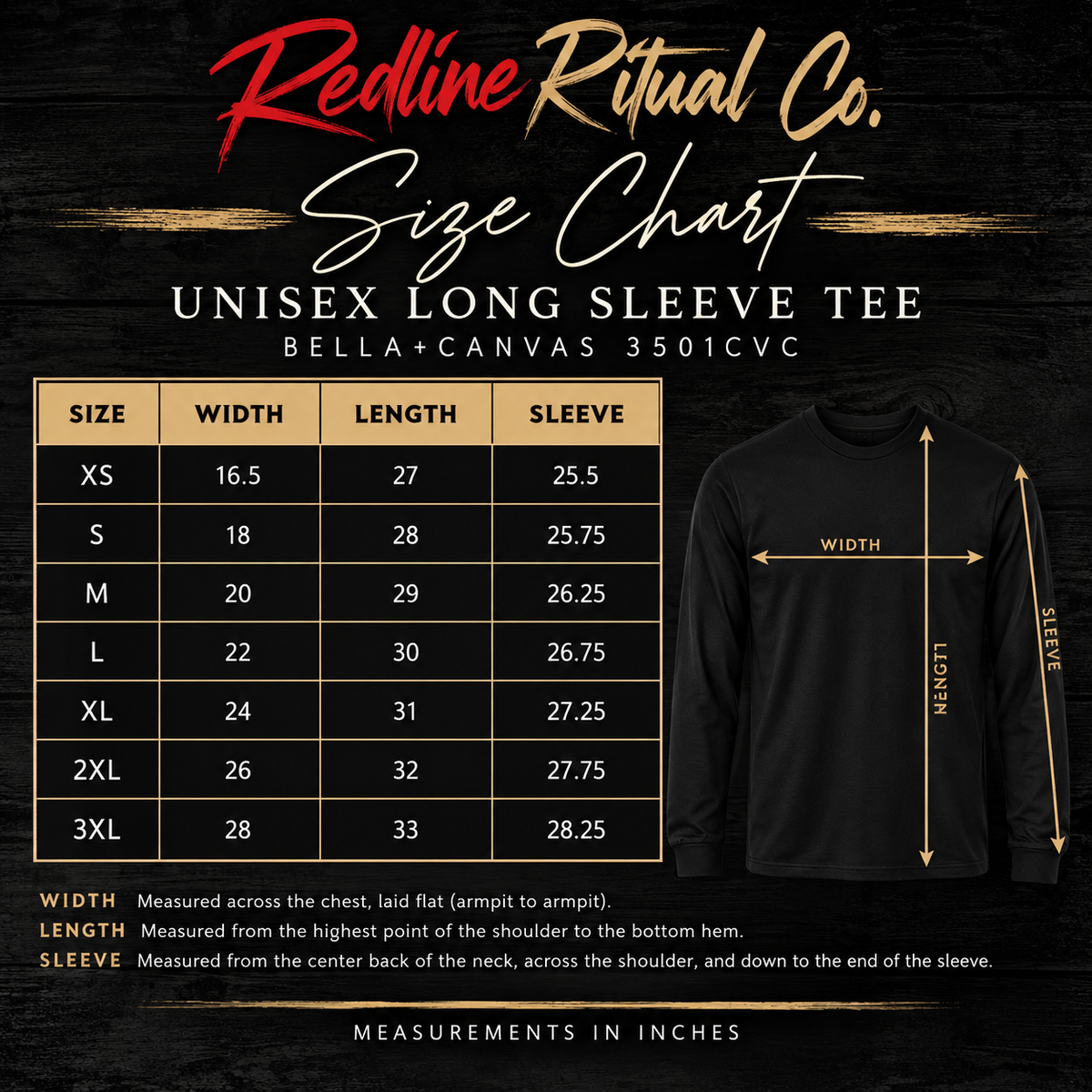 Redline Ritual Co. - "Old Days" Tee - Long Sleeve