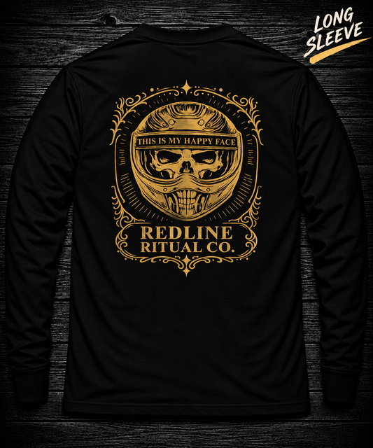 Redline Ritual Co. - "Dead Inside, Full Throttle" Tee - Long Sleeve