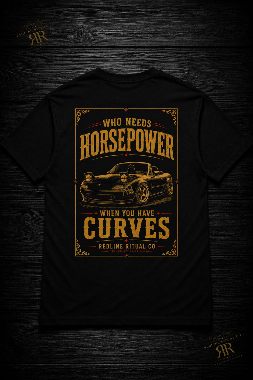 Redline Ritual Co. - "Curve" Tee